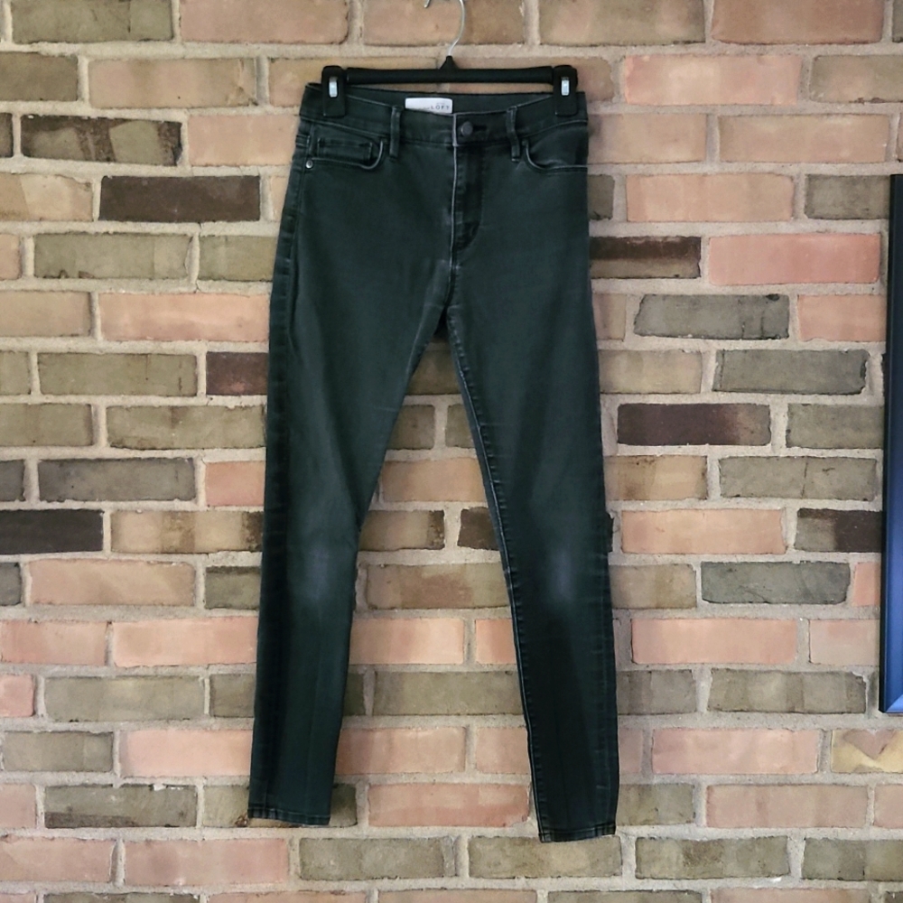 LOFT Skinny Ankle Jeans, 0, Black